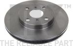 NK 204588 Диск тормозной TOYOTA YARIS 1.0-1.5 99- передний D=255мм. (4351217130)