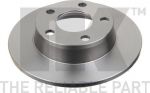 NK 204784 Диск тормозной AUDI A6 qattro/A6 ALLROAD 1.8-4.2 97-05 задний D=255мм.