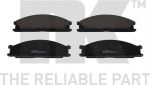 NK 222215 комплект тормозных колодок, дисковый тормоз на NISSAN VANETTE автобус (C22)