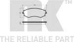NK 222234 комплект тормозных колодок, дисковый тормоз на NISSAN 200 SX (S13)