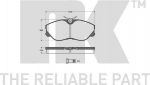 NK 222235 комплект тормозных колодок, дисковый тормоз на NISSAN 300 ZX (Z32)