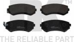 NK 222253 комплект тормозных колодок, дисковый тормоз на NISSAN ALMERA I (N15)
