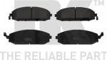 NK 222255 комплект тормозных колодок, дисковый тормоз на NISSAN PATROL GR V Wagon (Y61)