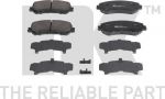 NK 222272 комплект тормозных колодок, дисковый тормоз на NISSAN QASHQAI (J11, J11_)