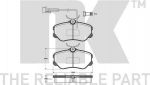 NK 222328 комплект тормозных колодок, дисковый тормоз на FIAT CROMA (154)