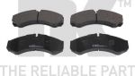NK 222358 комплект тормозных колодок, дисковый тормоз на RENAULT TRUCKS MASCOTT c бортовой платформой/ходовая часть