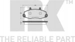 NK 222521 комплект тормозных колодок, дисковый тормоз на FORD TRANSIT c бортовой платформой/ходовая часть (E_ _)