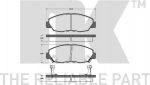 NK 222623 комплект тормозных колодок, дисковый тормоз на HONDA ACCORD IV (CB)