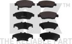 NK 222626 комплект тормозных колодок, дисковый тормоз на HONDA CIVIC VI седан (EJ, EK)