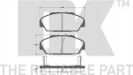 NK 222628 комплект тормозных колодок, дисковый тормоз на HONDA ACCORD IV (CB)