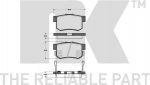 NK 222634 комплект тормозных колодок, дисковый тормоз на HONDA SHUTTLE (RA)