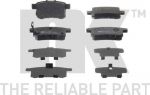 NK 222644 комплект тормозных колодок, дисковый тормоз на HONDA ACCORD VIII (CU)