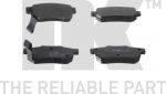 NK 222646 комплект тормозных колодок, дисковый тормоз на HONDA CIVIC VI седан (EJ, EK)