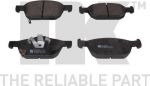 NK 222649 комплект тормозных колодок, дисковый тормоз на HONDA CIVIC IX (FK)