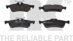 NK 222650 комплект тормозных колодок, дисковый тормоз на HONDA CIVIC IX (FK)