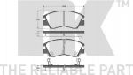 NK 223006 комплект тормозных колодок, дисковый тормоз на MITSUBISHI L 300 фургон (P0_W, P1_W, P0_V, P1_V, P_2V, P2_W)