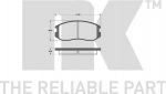 NK 223017 комплект тормозных колодок, дисковый тормоз на MITSUBISHI LANCER IV (C6_A, C7_A)