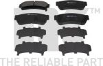 NK 223255 комплект тормозных колодок, дисковый тормоз на MAZDA 6 (GH)