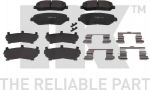 NK 223258 комплект тормозных колодок, дисковый тормоз на MAZDA CX-5 (KE, GH)