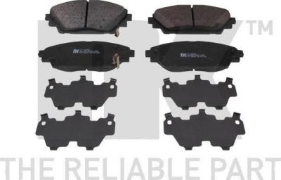 NK 223261 комплект тормозных колодок, дисковый тормоз на MAZDA CX-3 (DK)