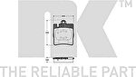 NK 223339 комплект тормозных колодок, дисковый тормоз на MERCEDES-BENZ C-CLASS купе (CL203)