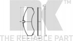 NK 223358 Комплект дисковых тормозных колодок 223358
