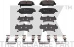 NK 223445 комплект тормозных колодок, дисковый тормоз на HYUNDAI GENESIS купе