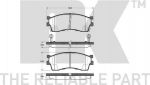 NK 223507 комплект тормозных колодок, дисковый тормоз на KIA RIO универсал (DC)
