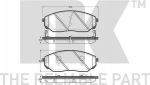 NK 223508 комплект тормозных колодок, дисковый тормоз на KIA SORENTO I (JC)