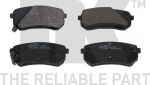 NK 223514 комплект тормозных колодок, дисковый тормоз на HYUNDAI i10 (PA)