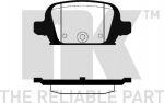 NK 223630 комплект тормозных колодок, дисковый тормоз на OPEL COMBO Tour