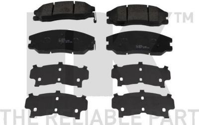 NK 223638 комплект тормозных колодок, дисковый тормоз на CHEVROLET CAPTIVA (C100, C140)