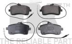 NK 223743 Комплект тормозных колодок, диско