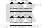 NK 223746 комплект тормозных колодок, дисковый тормоз на PEUGEOT 607 (9D, 9U)