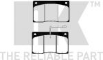 NK 223921 комплект тормозных колодок, дисковый тормоз на RENAULT MASTER I фургон (T__)