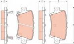 NK 224009 комплект тормозных колодок, дисковый тормоз на HONDA CIVIC VII седан (ES)