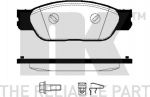 NK 224026 комплект тормозных колодок, дисковый тормоз на LINCOLN LS