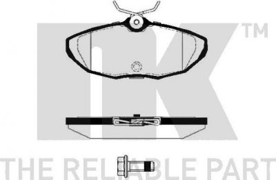 NK 224027 комплект тормозных колодок, дисковый тормоз на LINCOLN LS