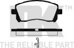 NK 224410 комплект тормозных колодок, дисковый тормоз на SUBARU OUTBACK (BE, BH)