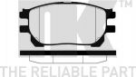 NK 224571 комплект тормозных колодок, дисковый тормоз на TOYOTA PREVIA (MCR3_, ACR3_, CLR3_)