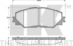 NK 224595 комплект тормозных колодок, дисковый тормоз на TOYOTA COROLLA седан (E15_)