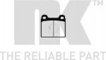 NK 224704 комплект тормозных колодок, дисковый тормоз на VW SCIROCCO (53B)