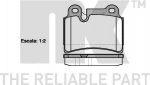 NK 224793 комплект тормозных колодок, дисковый тормоз на VW TOUAREG (7LA, 7L6, 7L7)