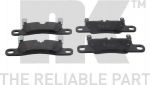 NK 225611 комплект тормозных колодок, дисковый тормоз на PORSCHE CAYENNE (92A)