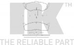 NK 229308 комплект тормозных колодок, дисковый тормоз на DODGE CARAVAN