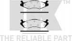 NK 229966 комплект тормозных колодок, дисковый тормоз на JEEP GRAND CHEROKEE I (ZJ)