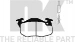 NK 229971 комплект тормозных колодок, дисковый тормоз на PEUGEOT 306 (7B, N3, N5)
