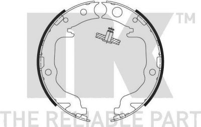 NK 2793799 Колодки тормозные барабанные DODGE CALIBER 06-/JEEP COMPASS 06-/PATRIOT 08- (5191215AA)