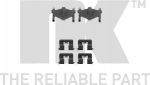 NK 7922206 комплектующие, колодки дискового тормоза на NISSAN ALMERA I (N15)