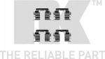 NK 7922272 комплектующие, колодки дискового тормоза на NISSAN MICRA II (K11)